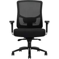 Raven 400 High-Back Heavy-Duty Synchro-Tilter, Mesh, Black, 400 lbs. Capacity R.M.G. Prévention