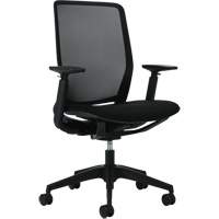 Kody High-Back Synchro-Tilter Chair, Mesh, Black, 300 lbs. Capacity R.M.G. Prévention
