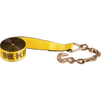 Winch Straps, Chain Anchor, 3" W x 30' L, 5400 lbs. (2450 kg) Working Load Limit R.M.G. Prévention