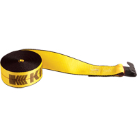 Winch Straps, Flat Hook, 4" W x 30' L, 5400 lbs. (2450 kg) Working Load Limit R.M.G. Prévention