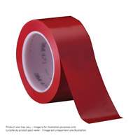 Ruban en vinyle 471, 38 mm (1-1/2") la x 32,9 m (108') lo, 5,3 mils, Rouge R.M.G. Prévention