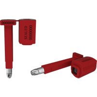 Scell&eacute;s de haute s&eacute;curit&eacute; Locktainer, 3-1/4", M&eacute;tal, Scell&eacute; &agrave; boulon R.M.G. Prévention