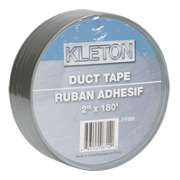 Utility Grade Duct Tape, 9 mils, Silver, 50 mm (2") x 55 m (180') R.M.G. Prévention