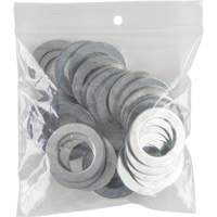 Sacs en poly, Refermable, 4" x 4", 2 mils R.M.G. Prévention