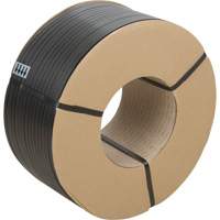 Strapping, Polypropylene, 1/2" W x 7200' L, Black, Manual Grade R.M.G. Prévention