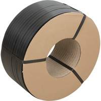 Strapping, Polypropylene, 5/8" W x 6000' L, Black, Manual Grade R.M.G. Prévention