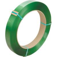 Strapping, Polyester, 1/2" W x 3380' L, Green, Manual Grade R.M.G. Prévention