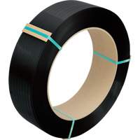 Strapping, Polyester, 1/2" W x 5800' L, Black, Manual Grade R.M.G. Prévention