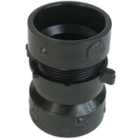 Raccord union, 1-1/2", Plastique, Noeud x noeud R.M.G. Prévention