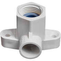 Raccord coude applique Flowguard Gold, Noeud x FPT, PVC-C, 1/2" R.M.G. Prévention