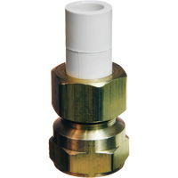 Adaptateur de transition, 1/2" dia., Laiton/PVC-C R.M.G. Prévention