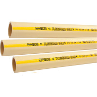 Flowguard Gold&reg; Hot & Cold Water Pipe, CPVC, 20' L x 0.5" Dia. R.M.G. Prévention