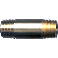 Raccord long, Laiton, 1/4", NPT x NPT R.M.G. Prévention