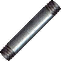 Raccord long, Galvanis&eacute;, 1/2", NPT x NPT R.M.G. Prévention