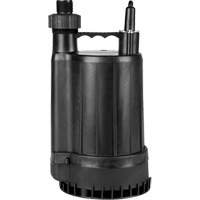 Pompe utilitaire en thermoplastique, 115 V, 2200 gal/h, 1/4 CV R.M.G. Prévention