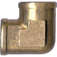 Forged 90° Elbow Pipe Fitting, FPT, Brass, 1/2" R.M.G. Prévention