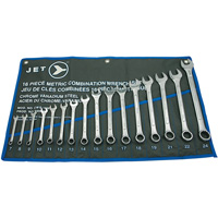 CWS-16M Raised Panel Wrench Set, Combination, 16 Pieces, Metric R.M.G. Prévention