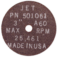 Meule &agrave; tronçonner POWERPLUS, 3" x 1/32", Arbre de 3/8", Type 1, 25 100 Tr/min R.M.G. Prévention