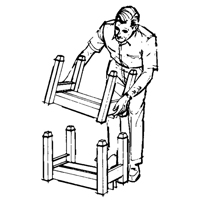 Portable Stacking Racks, 12" W x 16" D, 2500 lbs. Capacity R.M.G. Prévention