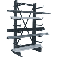 Rayonnage en porte-&agrave;-faux simple Minitree, 36" la x 76-3/16" h R.M.G. Prévention