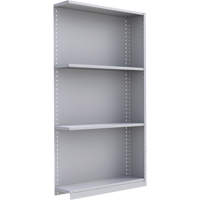 &eacute;l&eacute;ment de rayonnage Interlok, Acier, Sans boulons, Capacit&eacute; 450 lb, 48" la x 88" h x 24" p R.M.G. Prévention