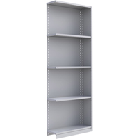 Interlok Shelving Unit, Steel, Boltless, 800 lbs. Capacity, 36" W x 100" H x 24" D R.M.G. Prévention