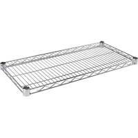 Tablette en treillis pour &eacute;tag&egrave;re robuste en treillis chromat&eacute;, 30" la x 14" p, Capacit&eacute; de 800 lb R.M.G. Prévention