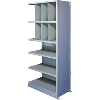&eacute;l&eacute;ment de rayonnage Interlok, Acier, Sans boulons, Capacit&eacute; 800 lb, 36" la x 88" h x 12" p R.M.G. Prévention