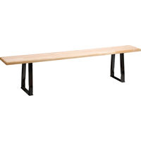 Banc pour vestiaire, Bois, 48" lo x 9-1/4" la x 16-1/2" h R.M.G. Prévention