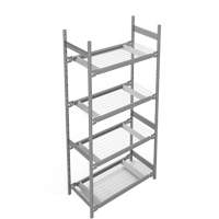 Wide Span Storage Shelving, Steel, Boltless, 1340 lbs. Capacity, 42" W x 84" H x 18" D R.M.G. Prévention