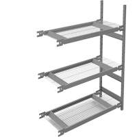 Wide Span Storage Shelving, Steel, Boltless, 1340 lbs. Capacity, 42" W x 60" H x 18" D R.M.G. Prévention