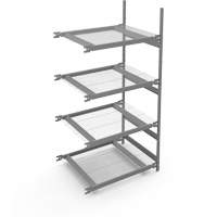 &eacute;tag&egrave;re de grande largeur, Acier, Sans boulons, Capacit&eacute; 1340 lb, 42" la x 84" h x 32" p R.M.G. Prévention