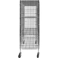Chariot de s&eacute;curit&eacute;, Chrom&eacute;, 48" x 69" x 24", Capacit&eacute; 500 lb R.M.G. Prévention