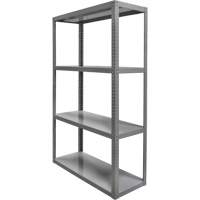 Heavy-Duty Shelving, Steel, Bolted, 3000 lbs. Capacity, 36" W x 72" H x 18" D R.M.G. Prévention