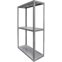 Heavy-Duty Shelving, Steel, Bolted, 3000 lbs. Capacity, 36" W x 72" H x 18" D R.M.G. Prévention