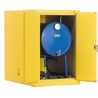 Drum Safety Cabinets, 400 lbs. Cap., Yellow R.M.G. Prévention