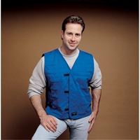 Cooling Vests With Insert Pockets, Large, Royal Blue R.M.G. Prévention