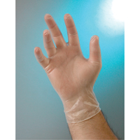 Gants d'examen, Petit, Vinyle, 4 mils, Sans poudre, Transparent, Classe 2 R.M.G. Prévention