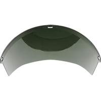 Molded Faceshield Window, Polycarbonate, Green Tint R.M.G. Prévention