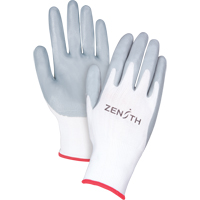 Gants l&eacute;gers enduits et respirants, 7/Petit, R&ecirc;vetement Mousse de nitrile, Calibre 13, Enveloppe en Polyester R.M.G. Prévention