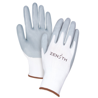 Gants l&eacute;gers enduits et respirants, 9/Grand, R&ecirc;vetement Mousse de nitrile, Calibre 13, Enveloppe en Polyester R.M.G. Prévention