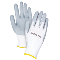 Gants l&eacute;gers enduits et respirants, 11/2T-Grand, R&ecirc;vetement Mousse de nitrile, Calibre 13, Enveloppe en Polyester R.M.G. Prévention