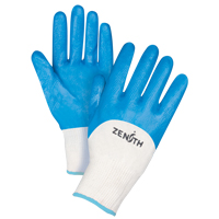 Gants enduits et tricot&eacute;s sans coutures de poids moyen, 10/T-Grand, R&ecirc;vetement Nitrile, Calibre 13, Enveloppe en Coton R.M.G. Prévention