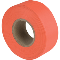 Rubans pour signalisation, 1,1875" la x 150' lo, Orange fluorescent R.M.G. Prévention