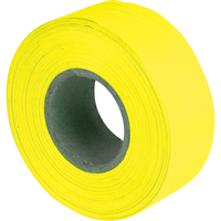 Rubans pour signalisation, 1,2" la x 150' lo, Jaune fluorescent R.M.G. Prévention