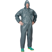 2.0 Mil CRFR Hooded Coveralls, Small, Grey, FR Treated Fabric R.M.G. Prévention