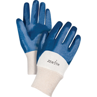 Medium-Weight Interlock Lined Gloves, 11/2X-Large, Nitrile Coating, Cotton Shell R.M.G. Prévention