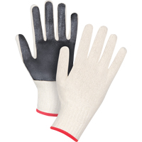 Gants en tricot &agrave; paume enduite, Poly/coton, Un c&ocirc;t&eacute;, Calibre 7, Petit R.M.G. Prévention