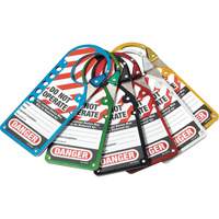 Moraillons encliquetables &agrave; &eacute;tiquettes, Argent R.M.G. Prévention