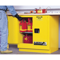Sure-Grip&reg; EX Undercounter Flammable Safety Cabinet, 22 gal., 2 Door, 35" W x 35" H x 22" D R.M.G. Prévention